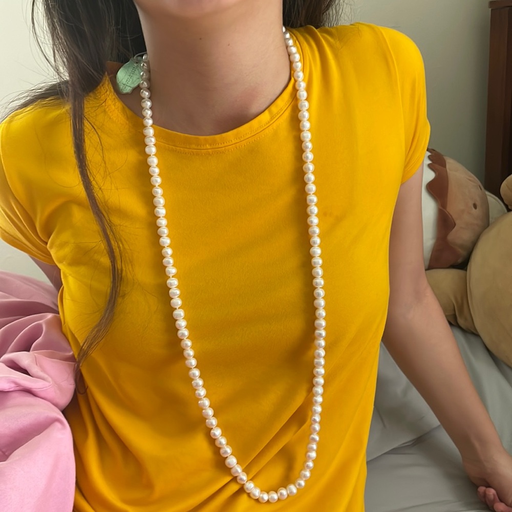 NWT Iris & Lily Sterling Silver and Freshwater Pearl Necklace